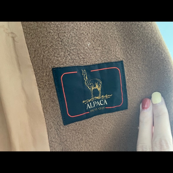 Vintage alpaca wool coat - Picture 4 of 6